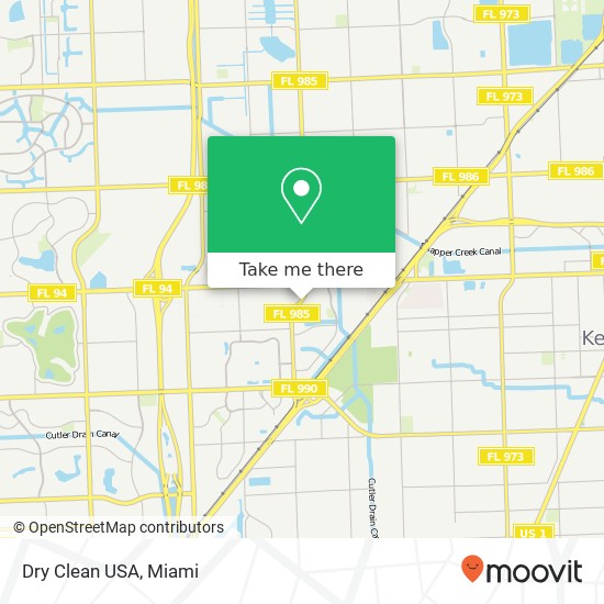 Mapa de Dry Clean USA