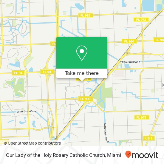 Our Lady of the Holy Rosary Catholic Church map