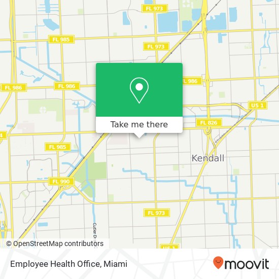 Mapa de Employee Health Office