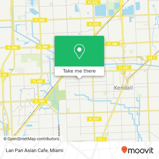 Mapa de Lan Pan Asian Cafe