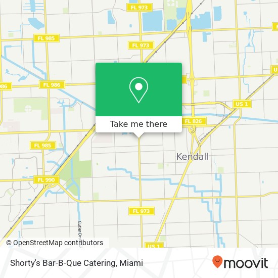 Mapa de Shorty's Bar-B-Que Catering