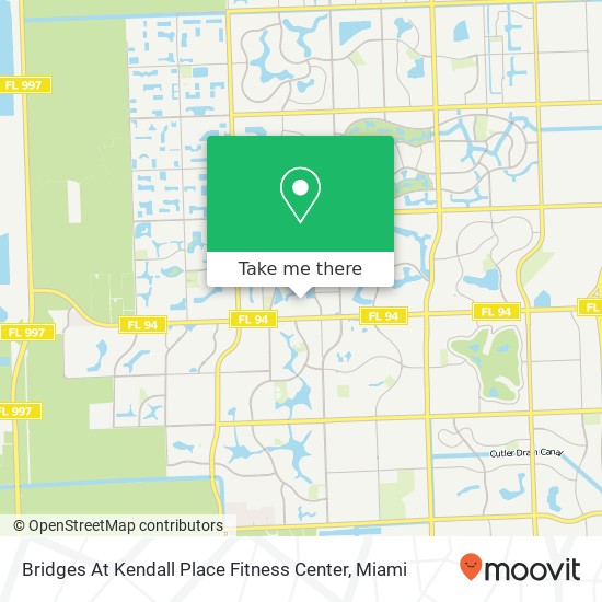 Mapa de Bridges At Kendall Place Fitness Center