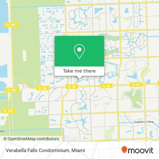 Verabella Falls Condominium map