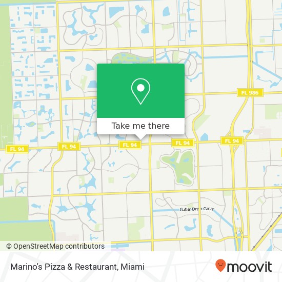 Marino's Pizza & Restaurant map