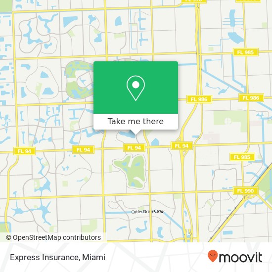 Express Insurance map