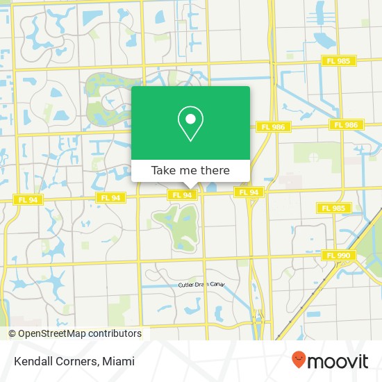 Mapa de Kendall Corners