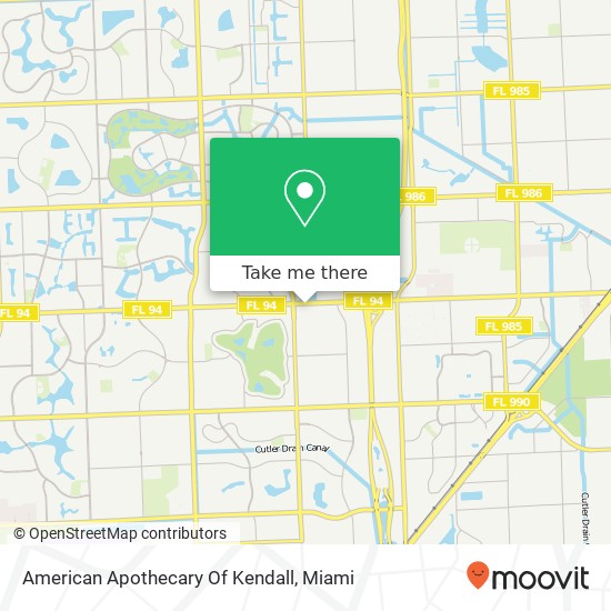 American Apothecary Of Kendall map