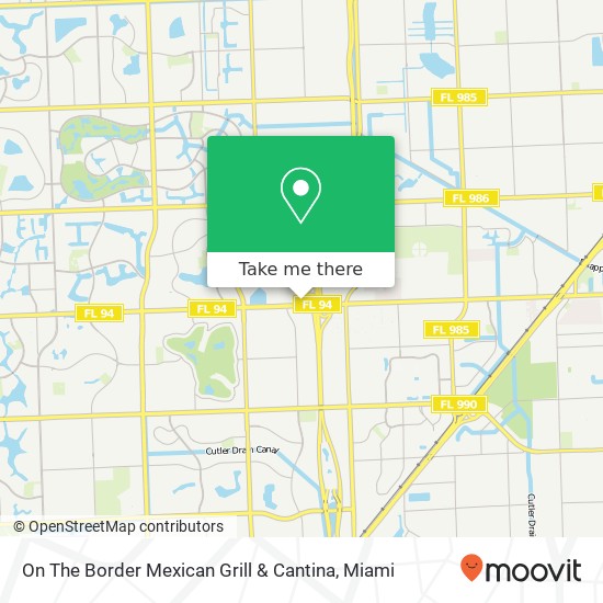 On The Border Mexican Grill & Cantina map