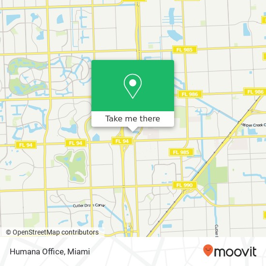 Humana Office map