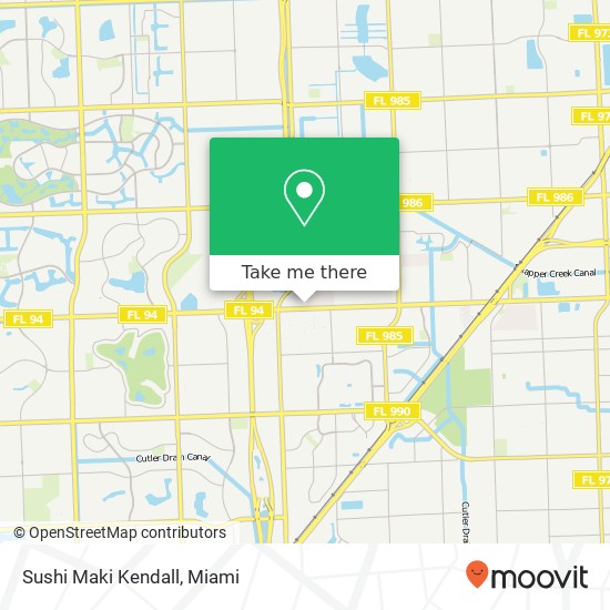 Mapa de Sushi Maki Kendall