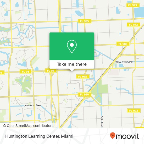 Mapa de Huntington Learning Center