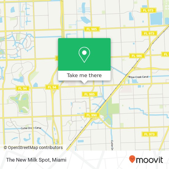 The New Milk Spot map