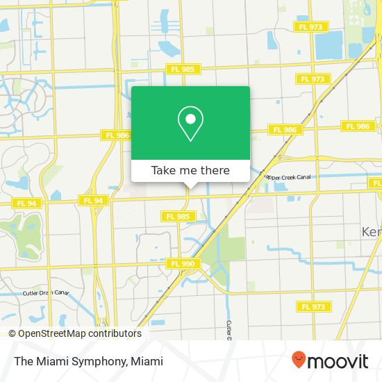 Mapa de The Miami Symphony