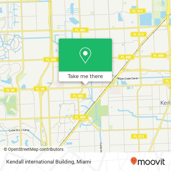 Kendall international Building map