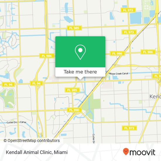 Kendall Animal Clinic map