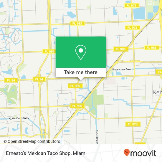 Mapa de Ernesto's Mexican Taco Shop