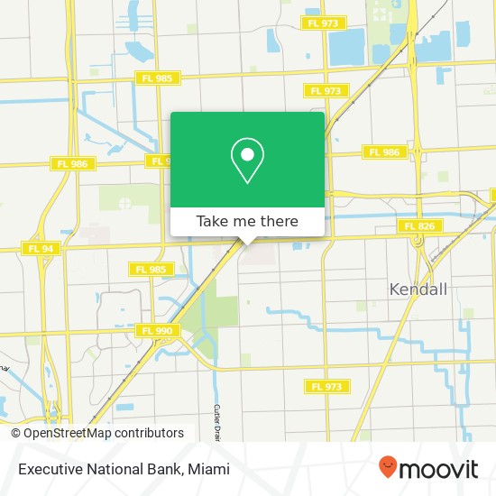 Executive National Bank map