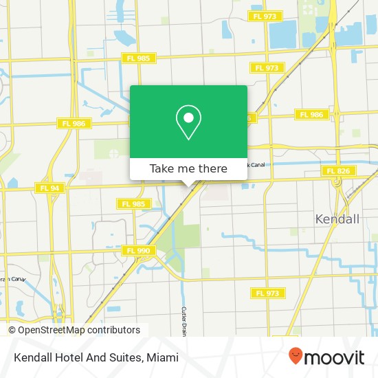 Kendall Hotel And Suites map