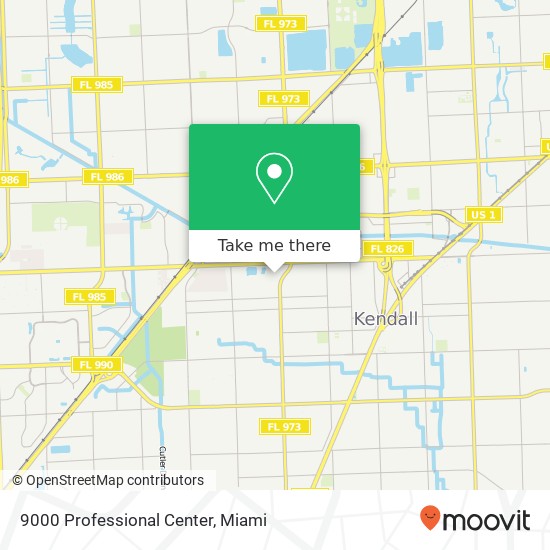 Mapa de 9000 Professional Center