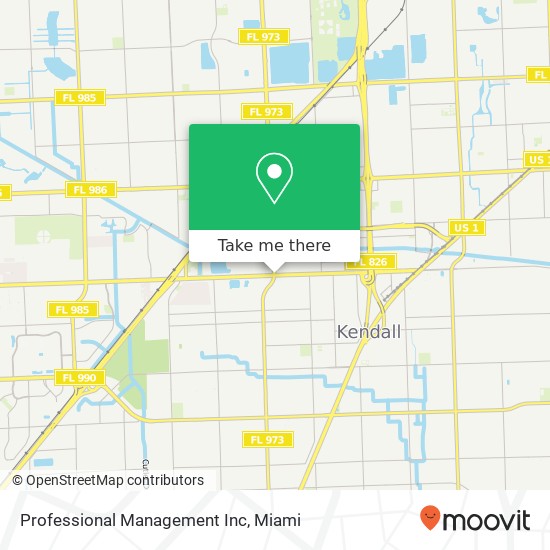 Mapa de Professional Management Inc