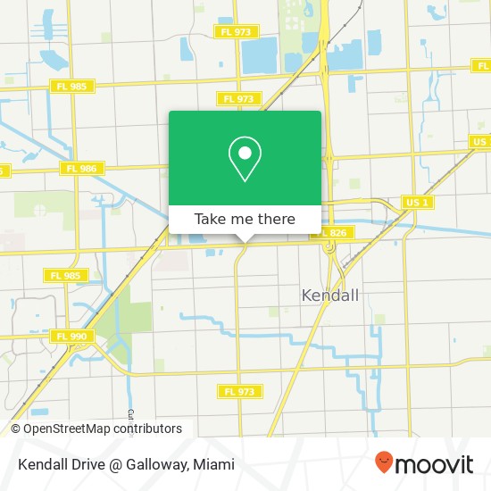 Kendall Drive @ Galloway map