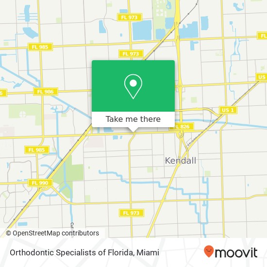 Mapa de Orthodontic Specialists of Florida