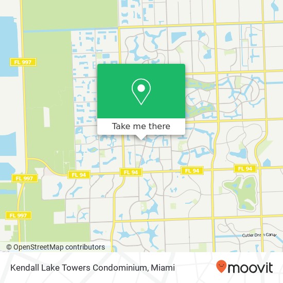 Kendall Lake Towers Condominium map