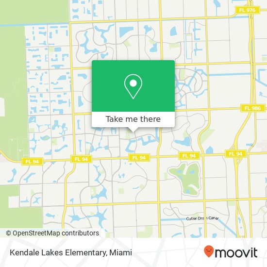 Mapa de Kendale Lakes Elementary