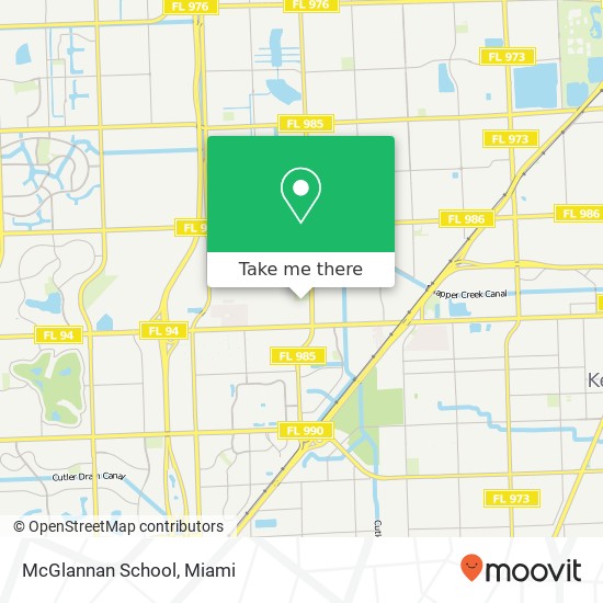 McGlannan School map