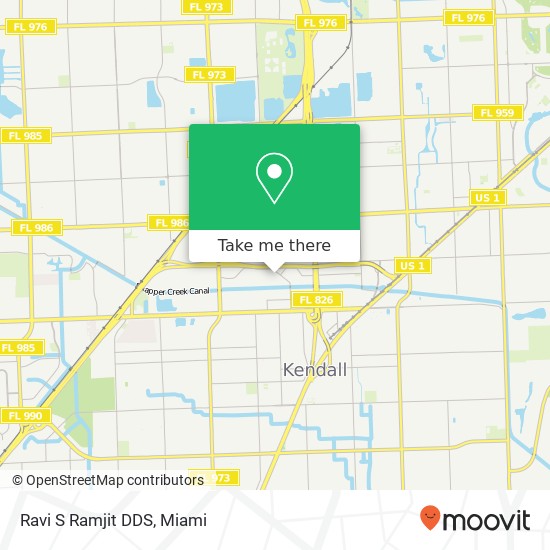 Ravi S Ramjit DDS map