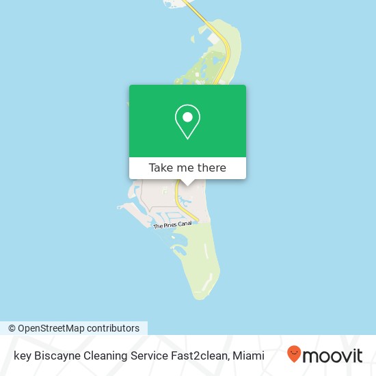 key Biscayne Cleaning Service Fast2clean map