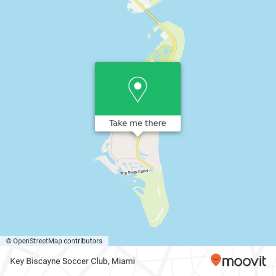 Mapa de Key Biscayne Soccer Club