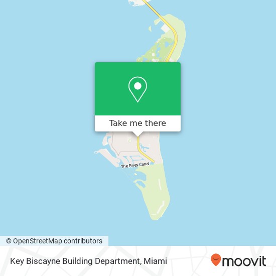 Key Biscayne  Building Department map