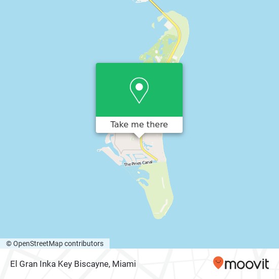 El Gran Inka Key Biscayne map