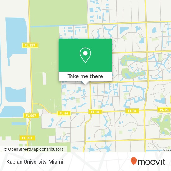 Mapa de Kaplan University