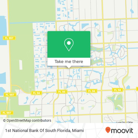 1st National Bank Of South Florida map