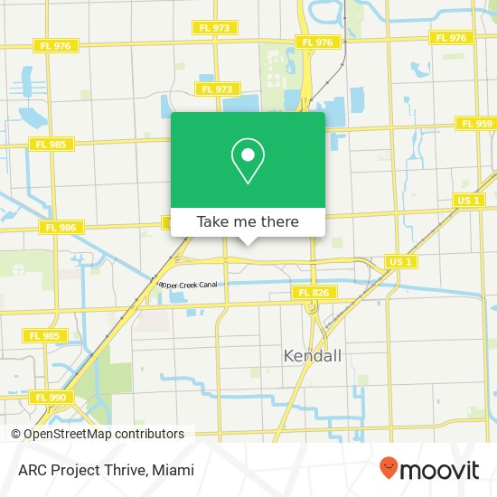 Mapa de ARC Project Thrive