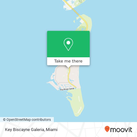 Mapa de Key Biscayne Galeria