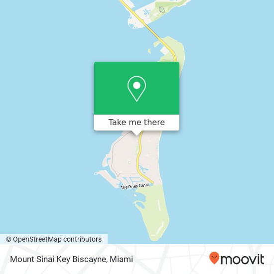 Mapa de Mount Sinai Key Biscayne