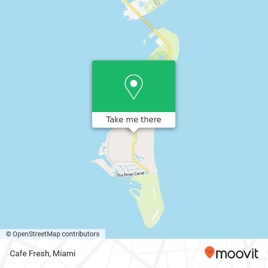 Mapa de Cafe Fresh