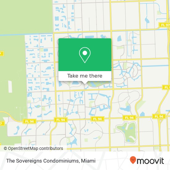 Mapa de The Sovereigns Condominiums