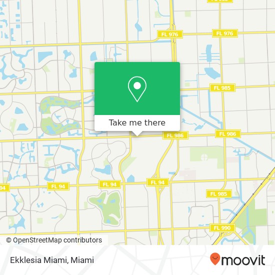 Mapa de Ekklesia Miami