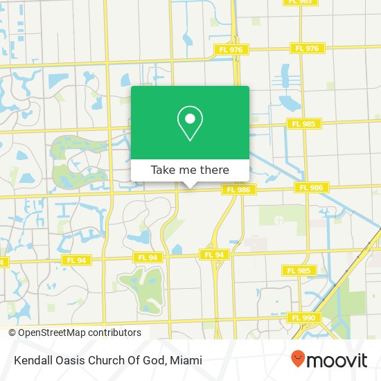 Kendall Oasis Church Of God map