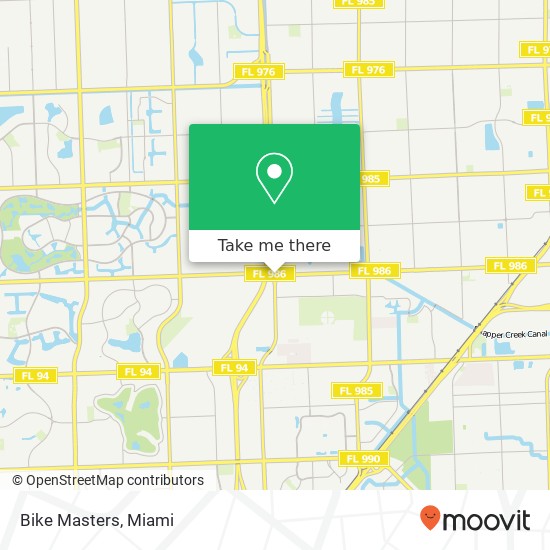 Mapa de Bike Masters