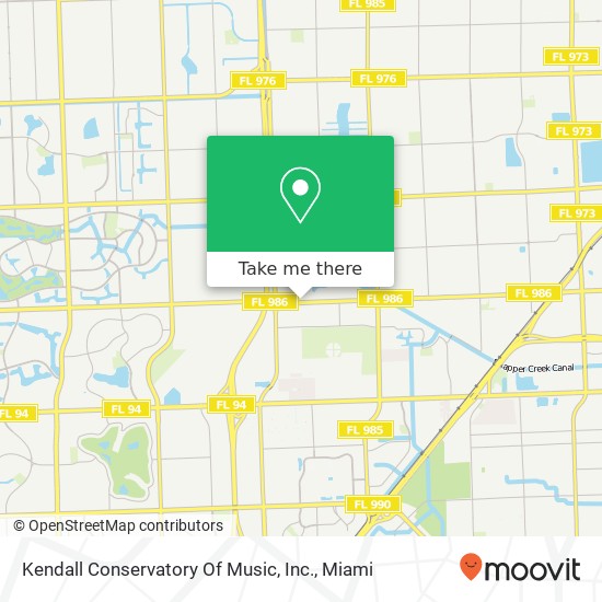 Kendall Conservatory Of Music, Inc. map
