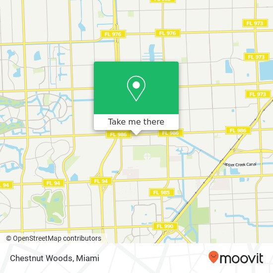 Chestnut Woods map