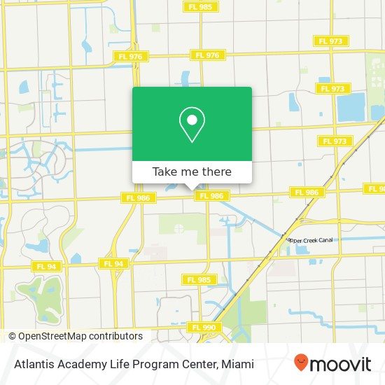 Mapa de Atlantis Academy Life Program Center