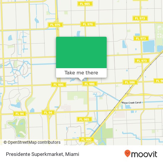 Presidente Superkmarket map