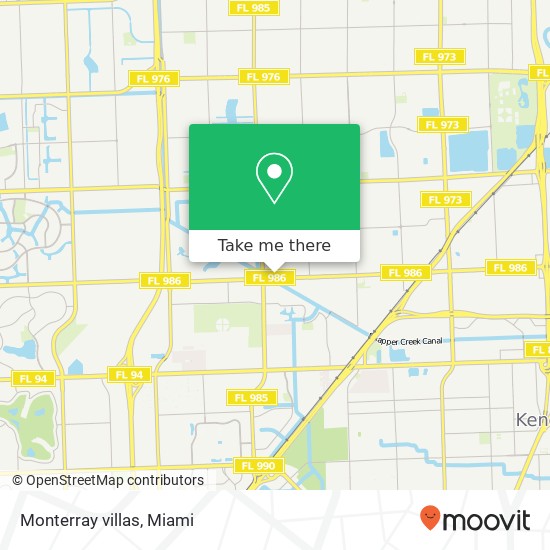 Monterray villas map