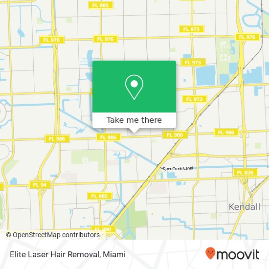 Mapa de Elite Laser Hair Removal